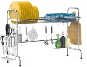 iSPECLE Large Premium 201 Stainless Steel Dish Rack